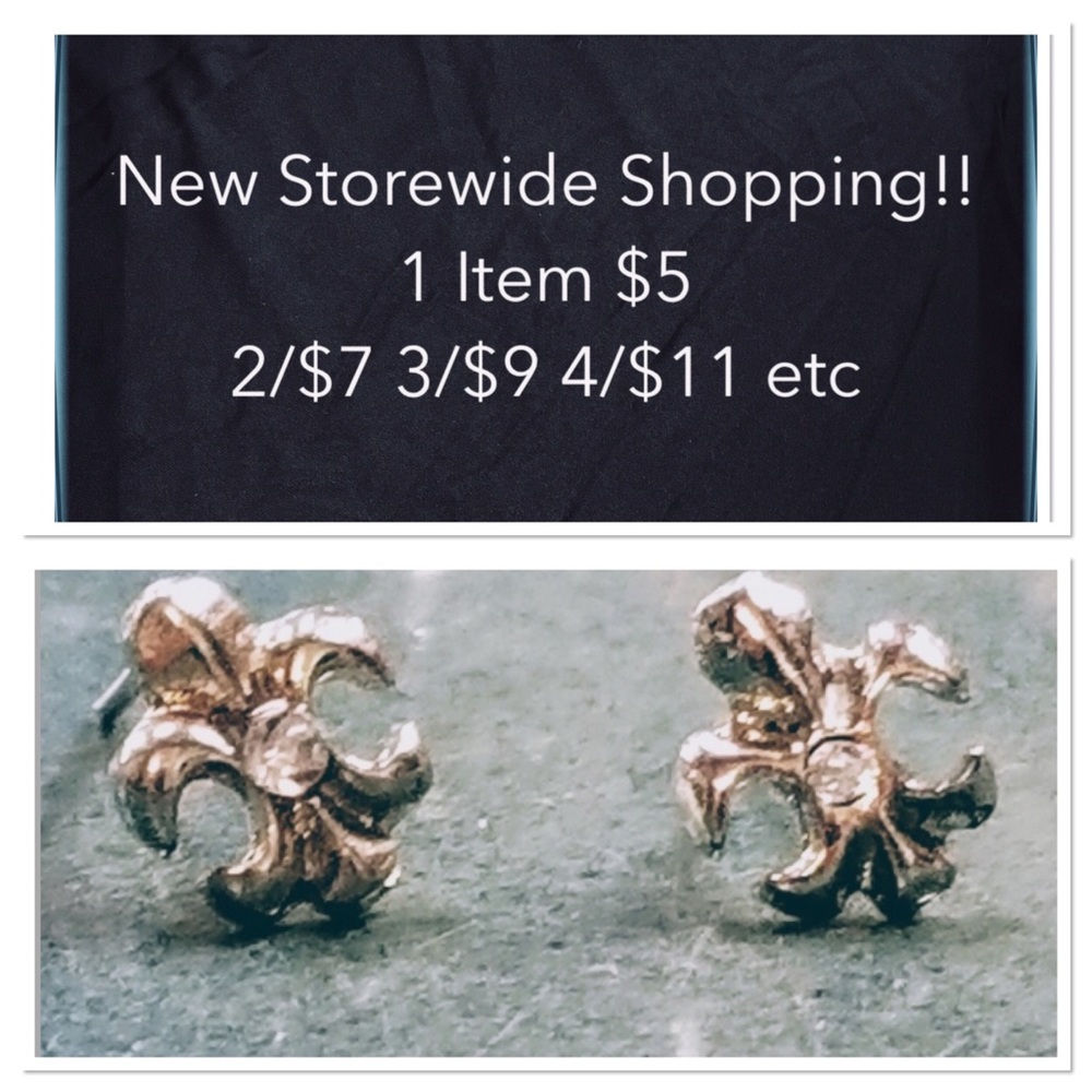 NEW Fleur de Les Stud Earrings